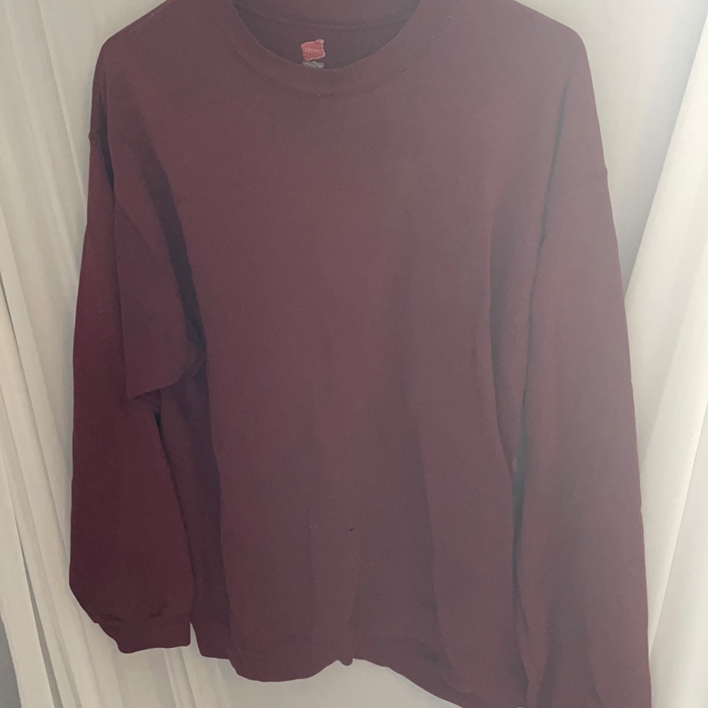 Maroon “Work/Craft” Thin Worn Sweatshirt
